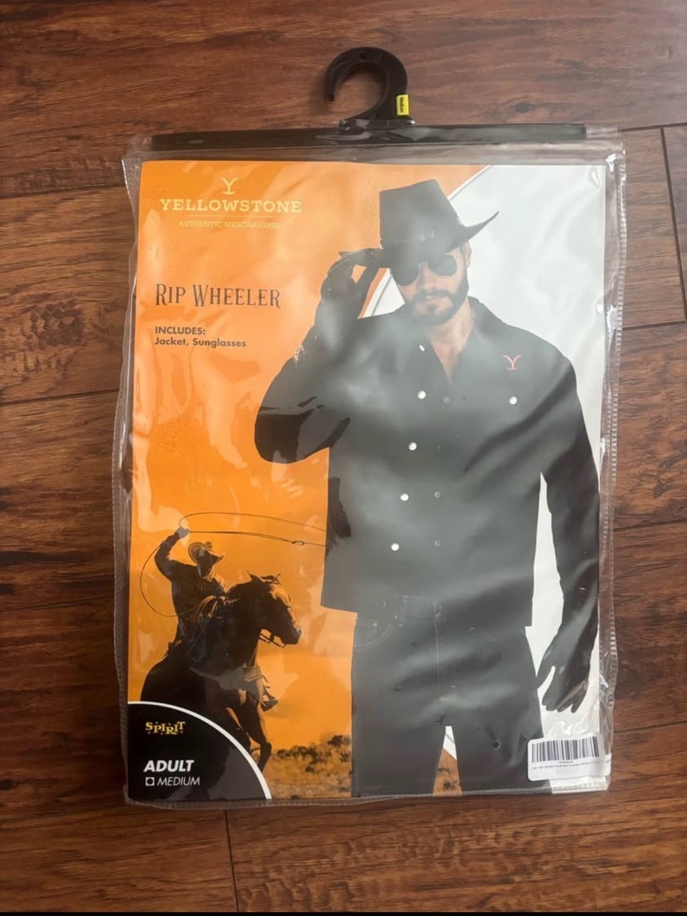 Rip Wheeler Men’s Black Jacket Costume - Adult Medium